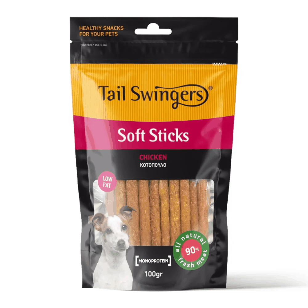 Chicken - Soft Sticks – Tail Swingers (100g)