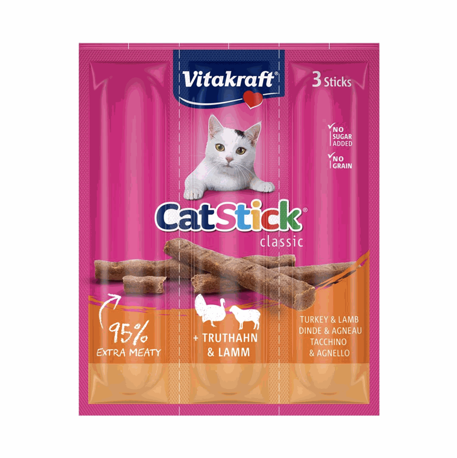 Turkey & Lamb - Stick Mini – Vitakraft (3 x 6g)