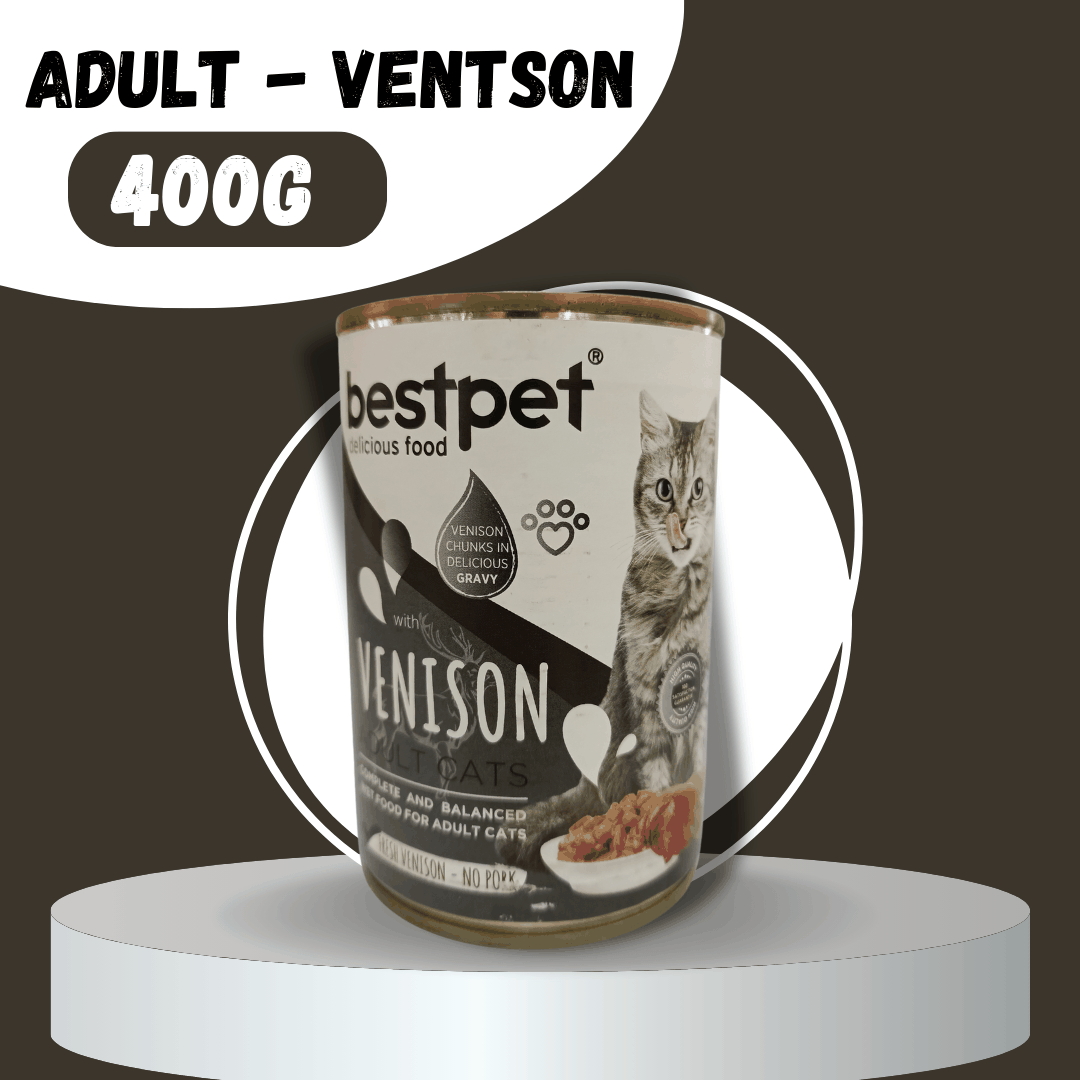 BestPet adult Cat venison Wet Food Cans 400 g