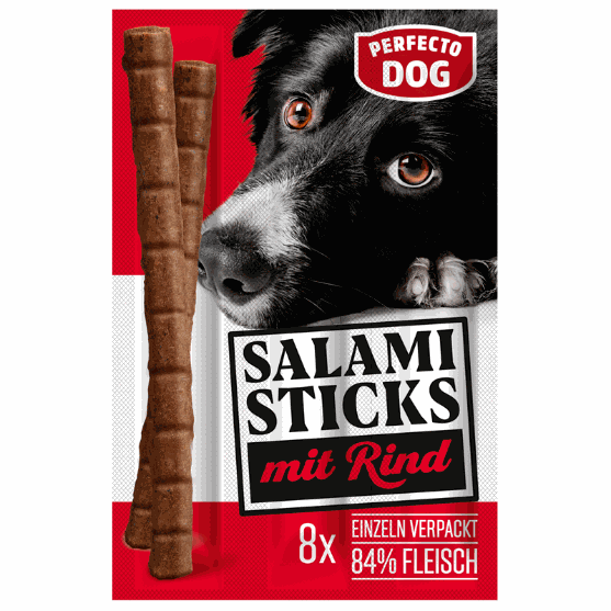 Perfecto Dog 8 pieces beef salami sticks - 88g