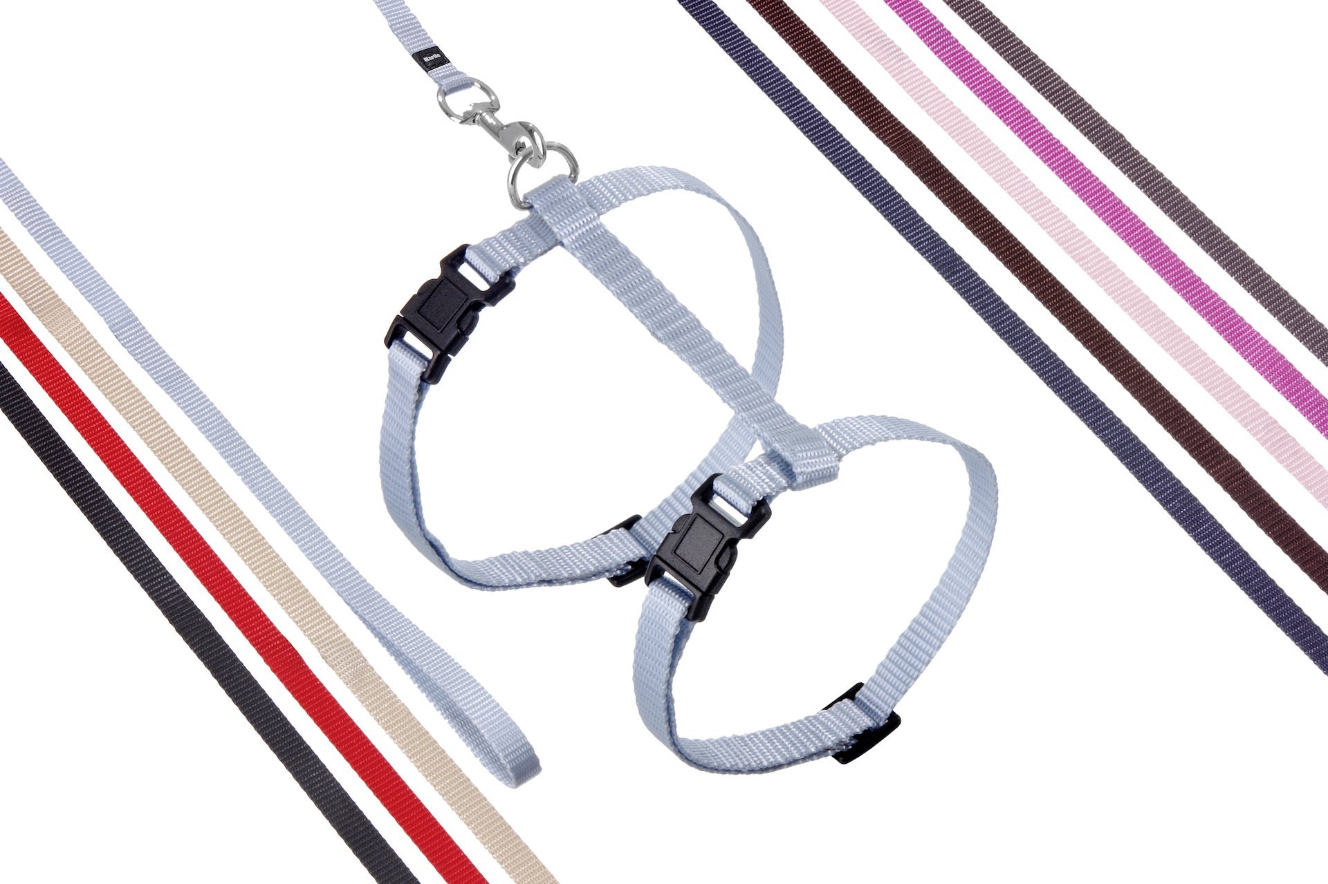 Flamingo Cat Harness With Leash Ziggi Brown (20- 35cm*10mm)