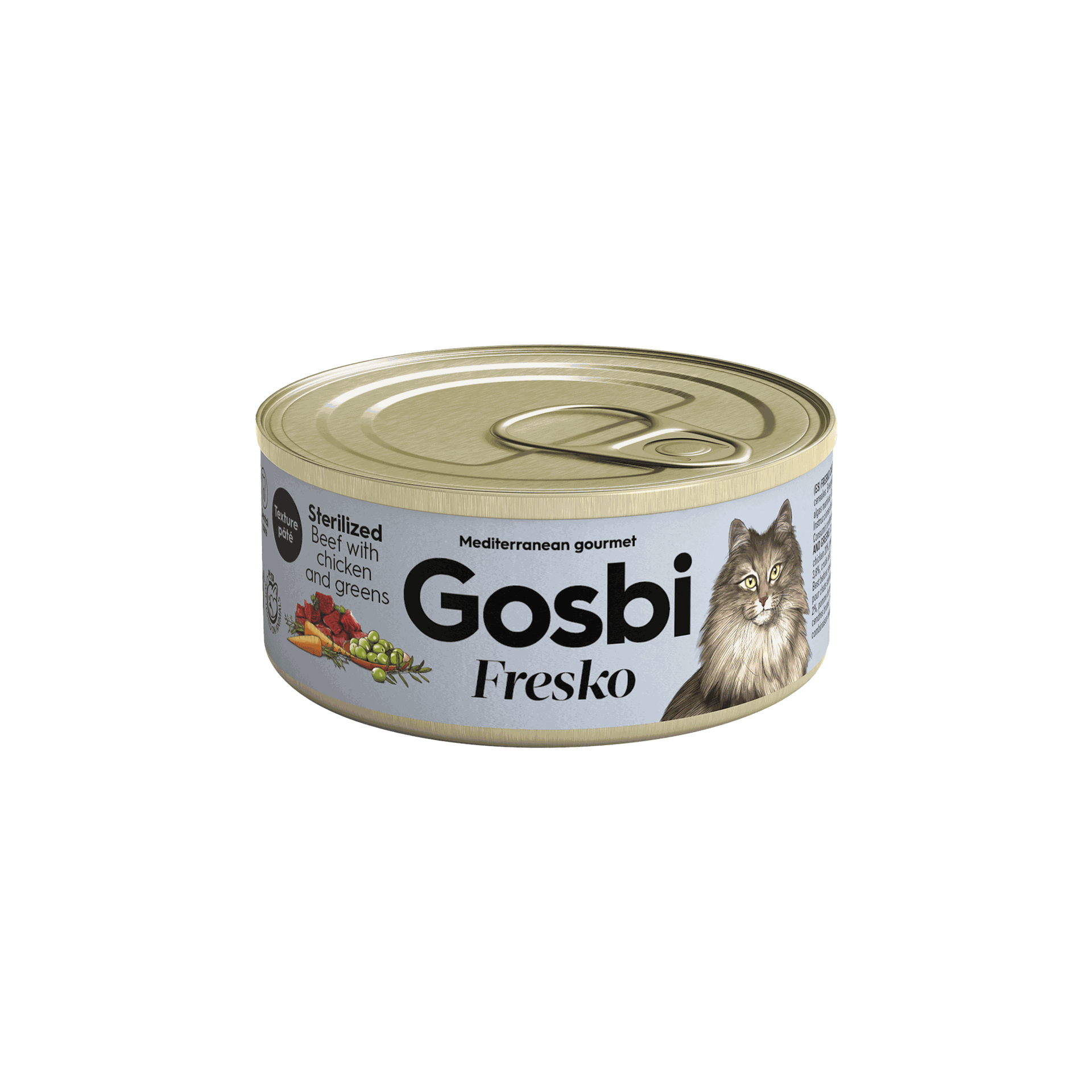 Fresko Cat Beef with Chicken and Vegetables - 70g