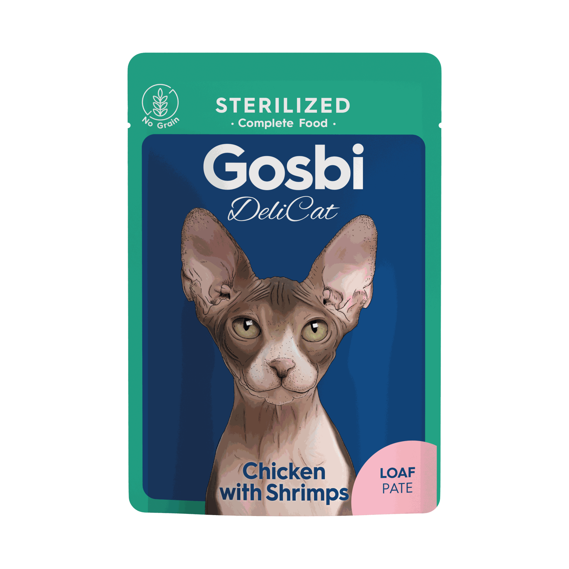 Delicat Sterilized Chicken with Shrimp - 70g