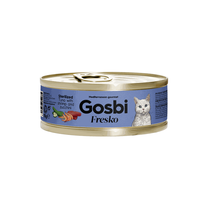 Fresko Cat Sterilzied Tuna with Shrimp and Zucchini- 70g