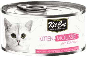 Kit Cat 80g Kitten Mousse with Chicken x24pcs