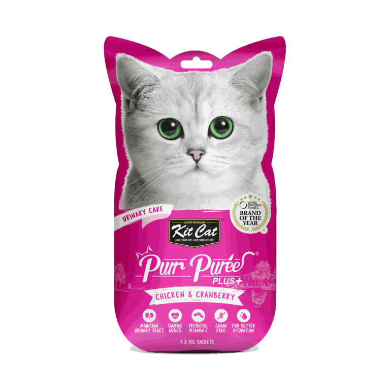 Kit Cat PurrPureePlus+Urinary Care 4x15g (Chicken)