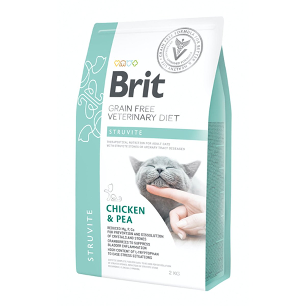 Brit Grain Free Veterinary Diet Cat Obesity Chicken & Peas - 2kg
