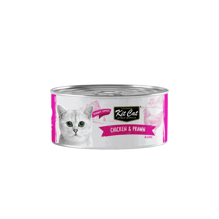 Kit Cat Deboned Chicken Prawn Toppers 80g*24pcs