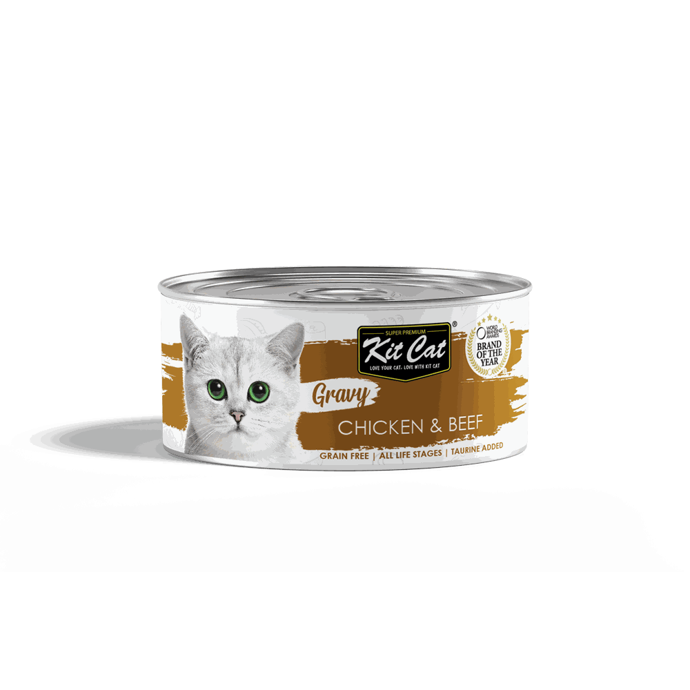 Kit Cat Gravy Series Chicken & Beef 70g