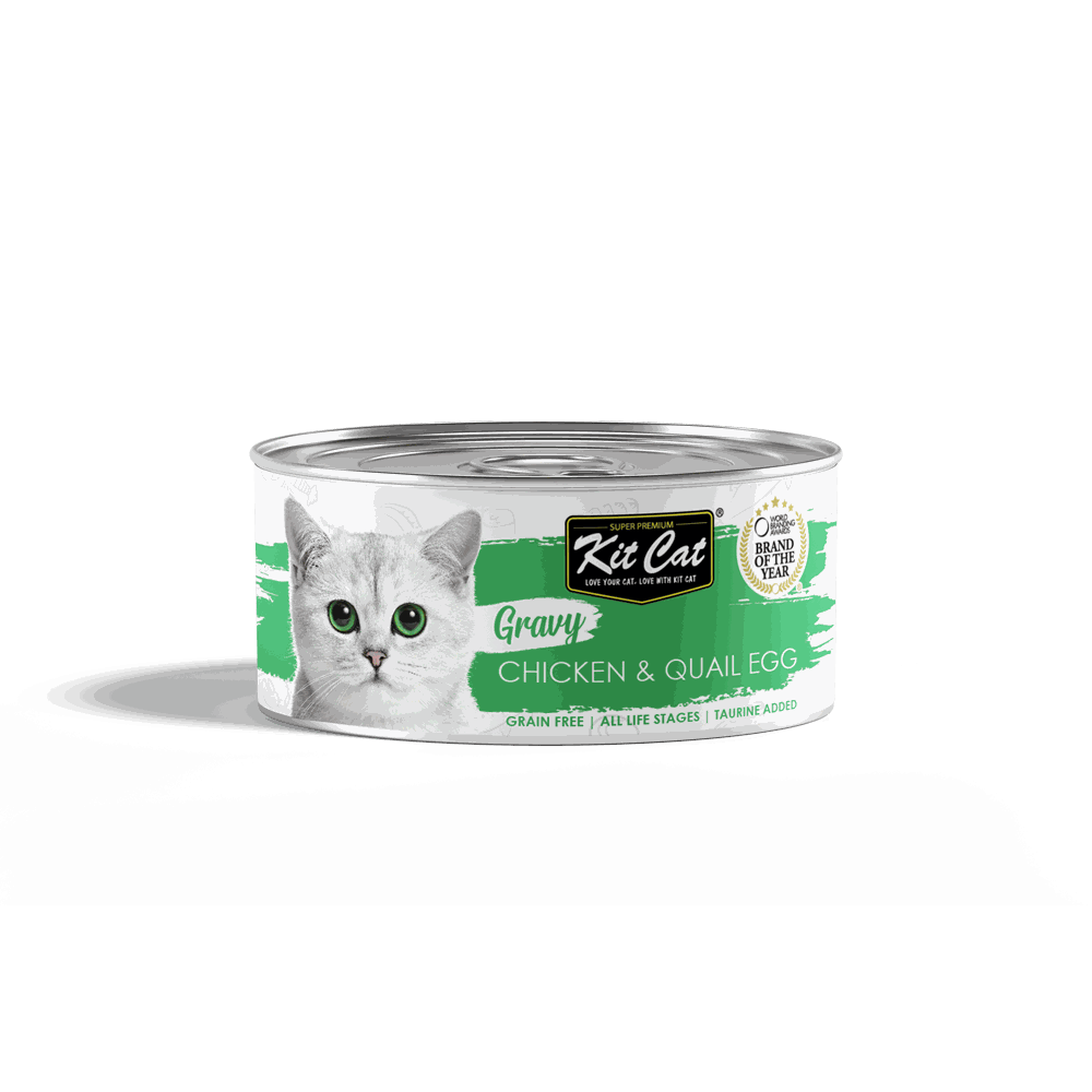 Kit Cat Gravy Series Chicken Quail Egg 70g x24pcs