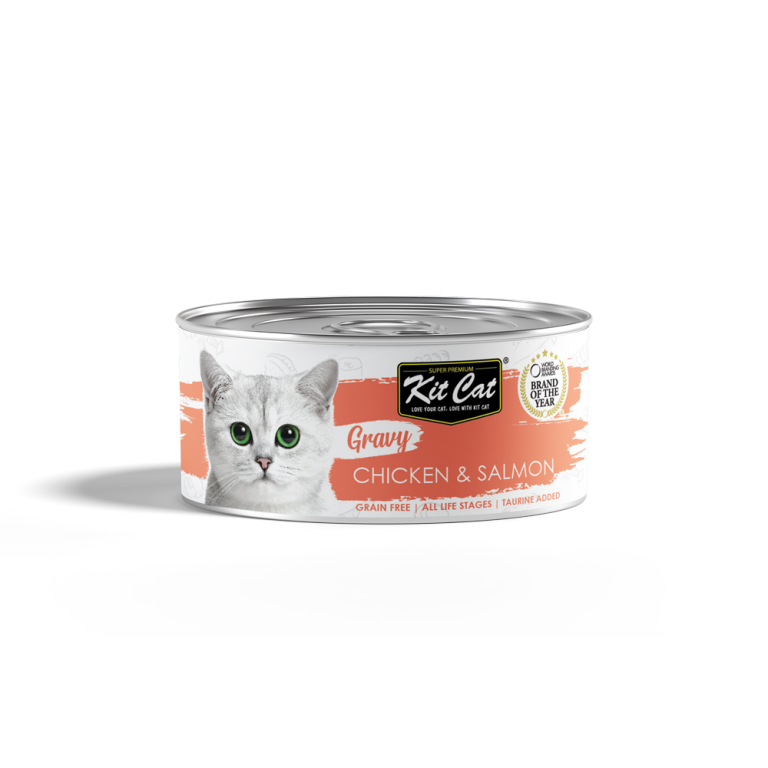 Kit Cat Gravy Series Chicken & Salmon 70gx24pcs