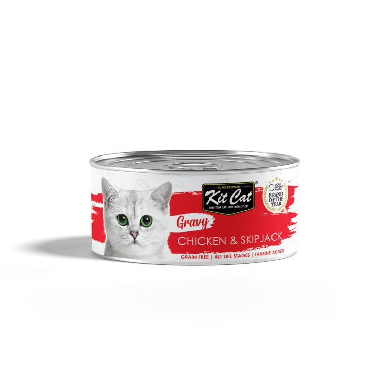 Kit Cat Gravy Series Chicken Skipjack 70g x24pcs