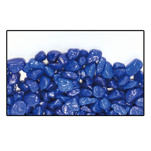 KWZONE Color Stone 1KG Coated Blue 2mm