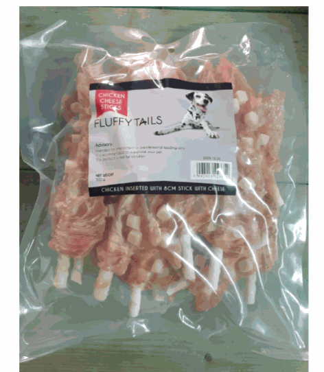 Fluffy Tails Chicken Cheese Sticks 500g