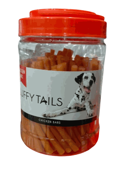 Fluffy Tails Chicken Bars 500g