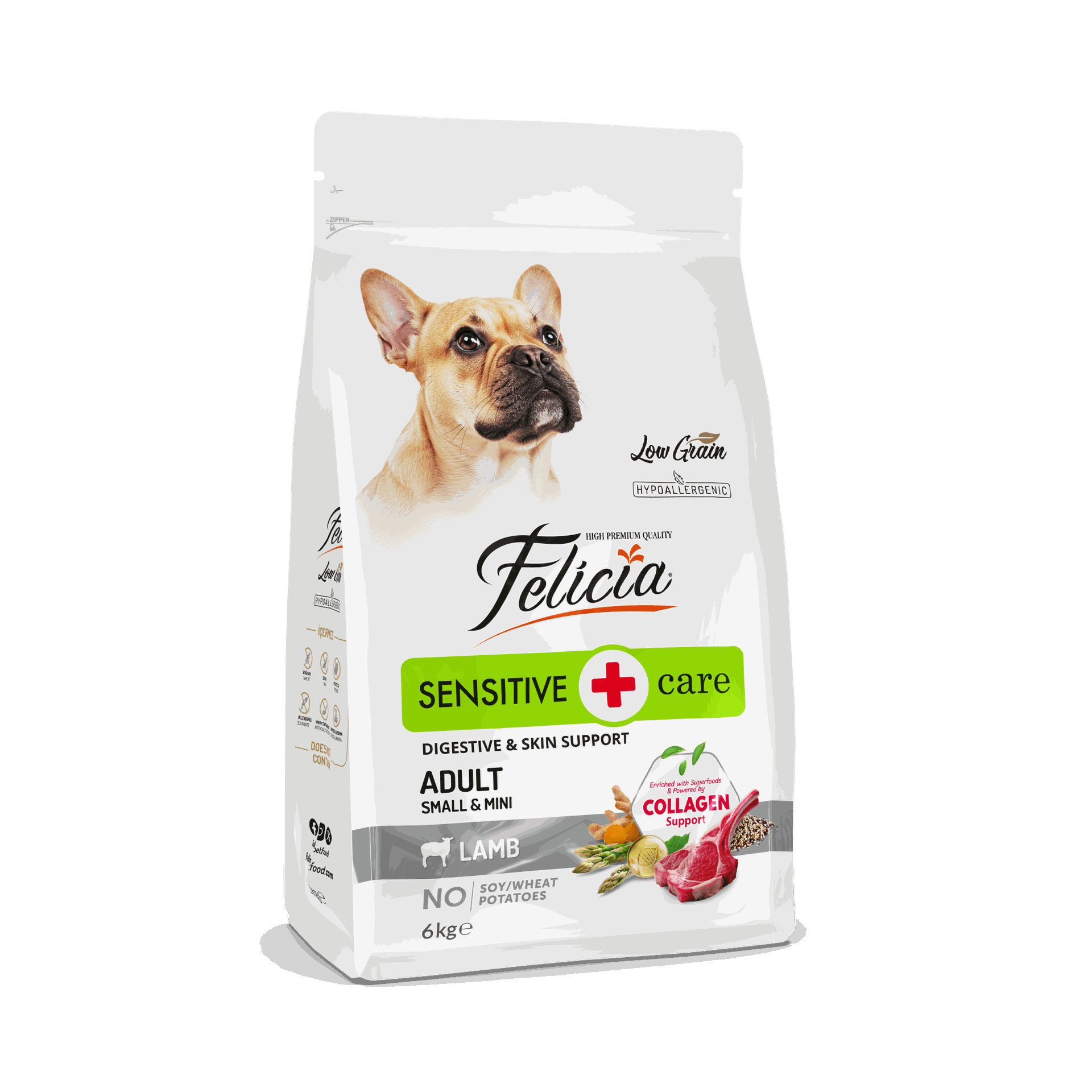 Felicia Adult Dog Small & Mini Breed Lamb, Felicia Adult Dog Small & Mini Breed Lamb -6kg