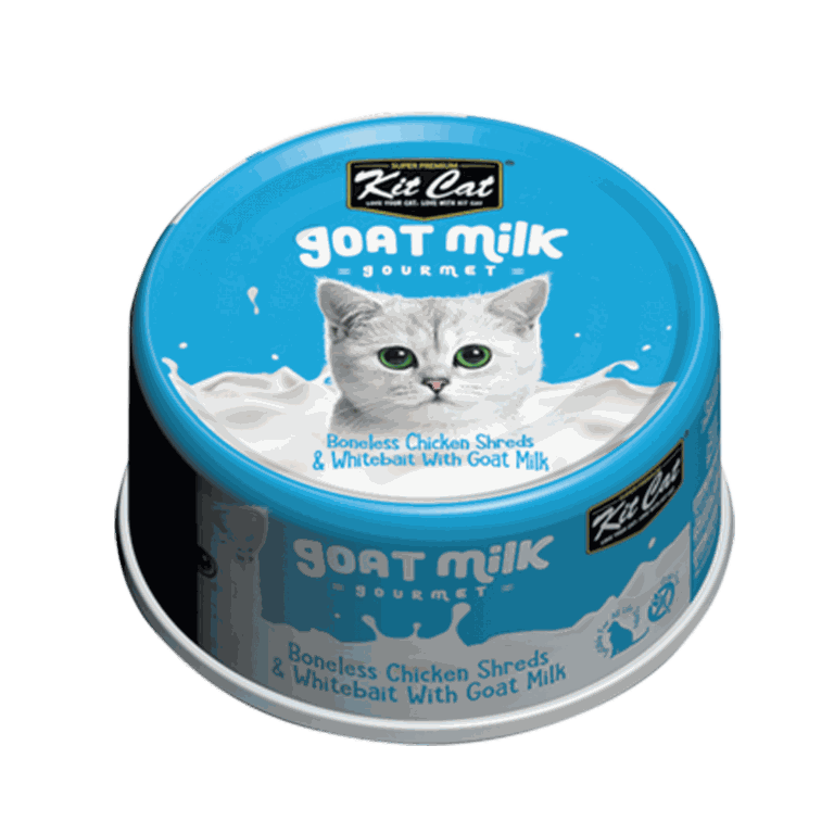 Kit Cat Goat Milk Gourmet Chicken Whitebait 70g x24pcs