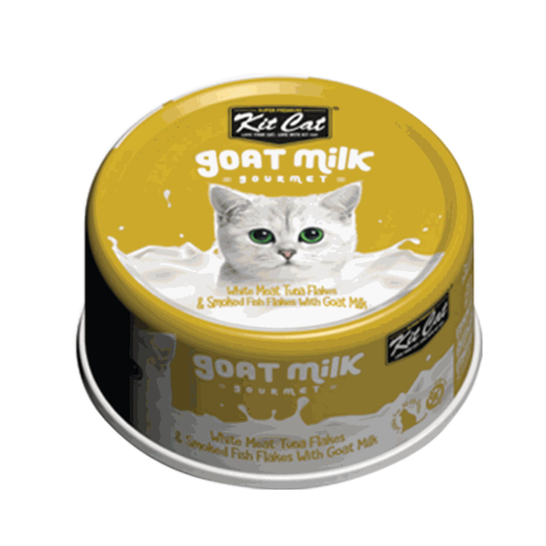 Kit Cat Goat Milk Gourmet Tuna Smoked Fish 70g x24pcs