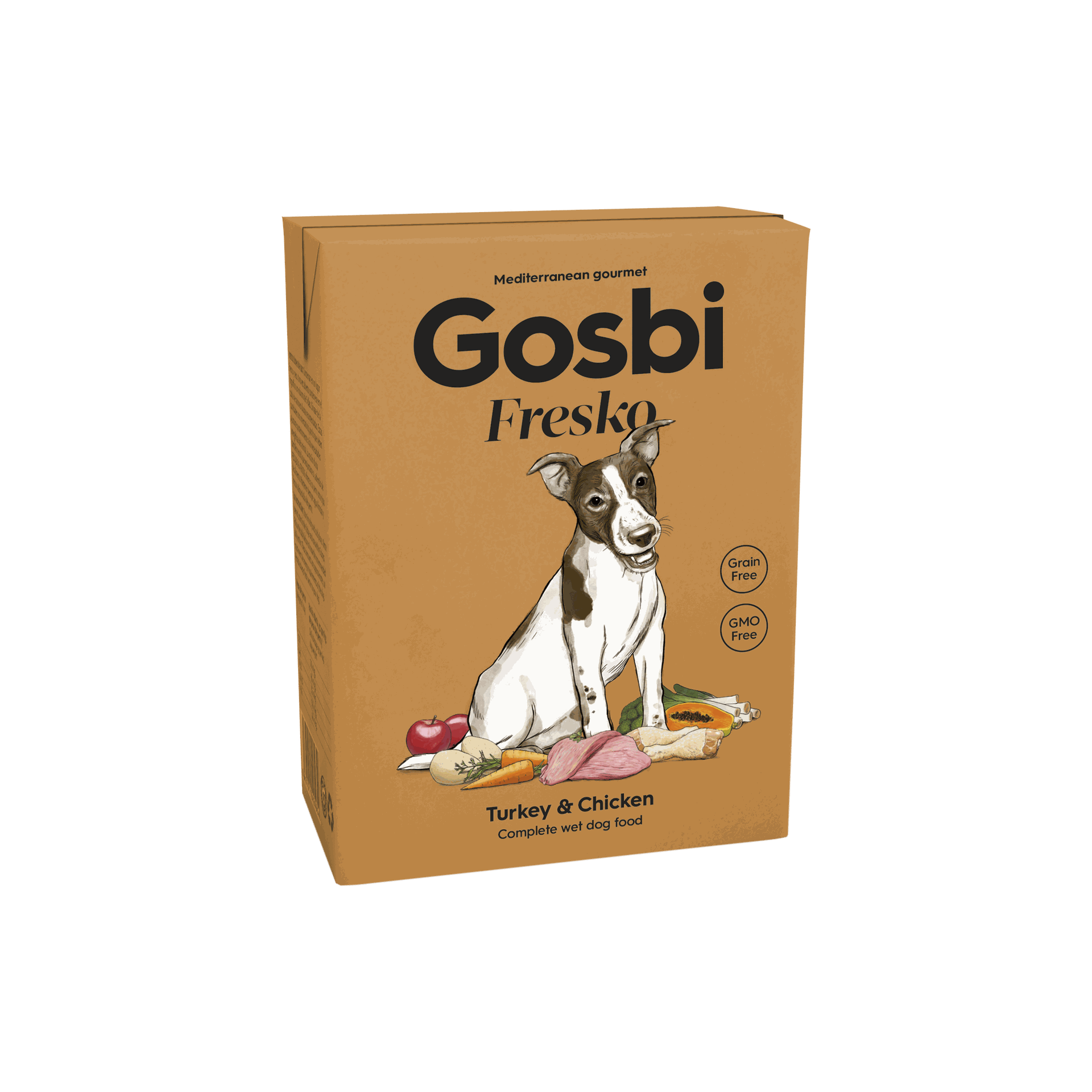 Gosbi Fresko Dog Turkey & Chicken - 375g
