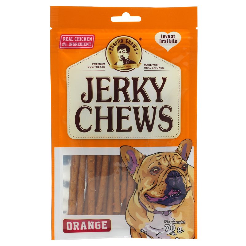 Chicken Jerky Chews - Orange