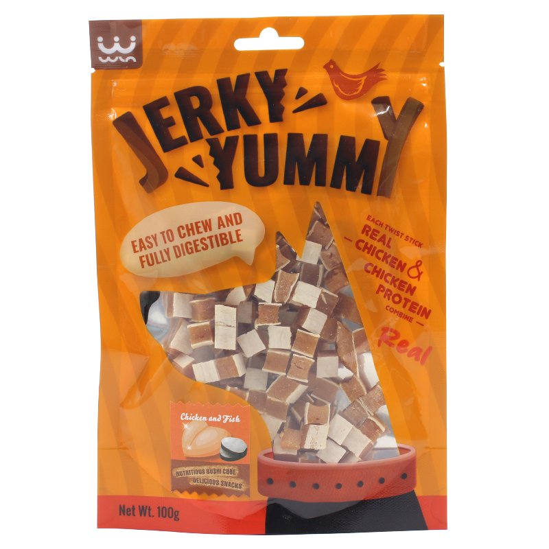 chicken and Fish Sushi cube - 100g