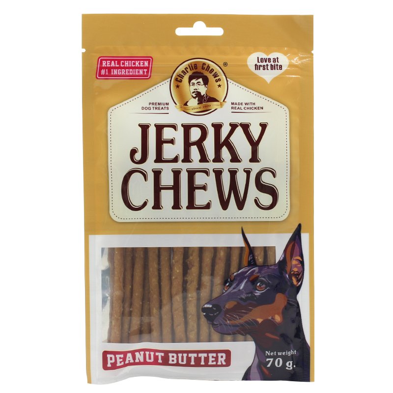 Chicken Jerky Chews - Peanut Butter