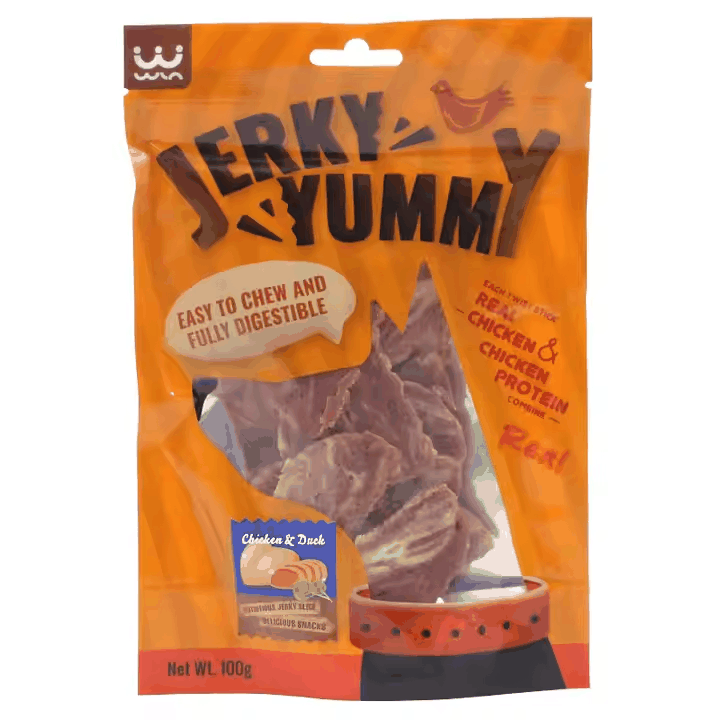 Chicken and Duck Jerky Slice - 100g