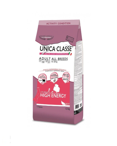 Unica Classe Adult All Breeds High Energy 12kg