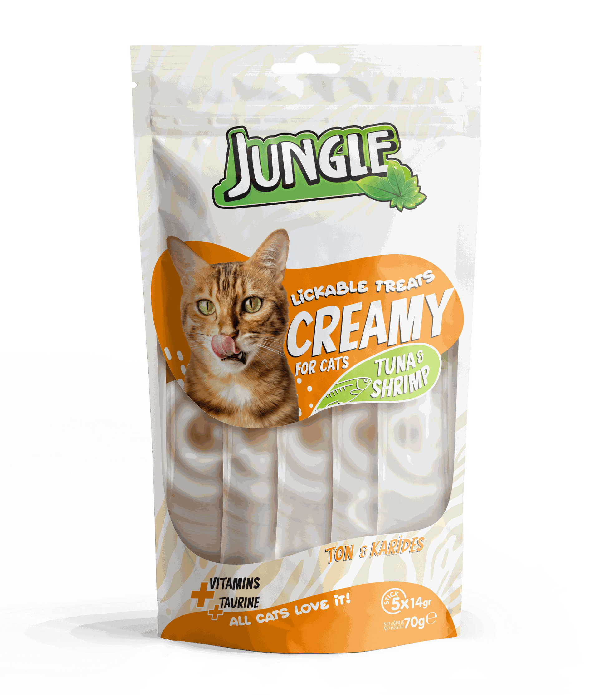 Jungle Creamy Tuna & Shrimp 14g x 5pcs - 100g