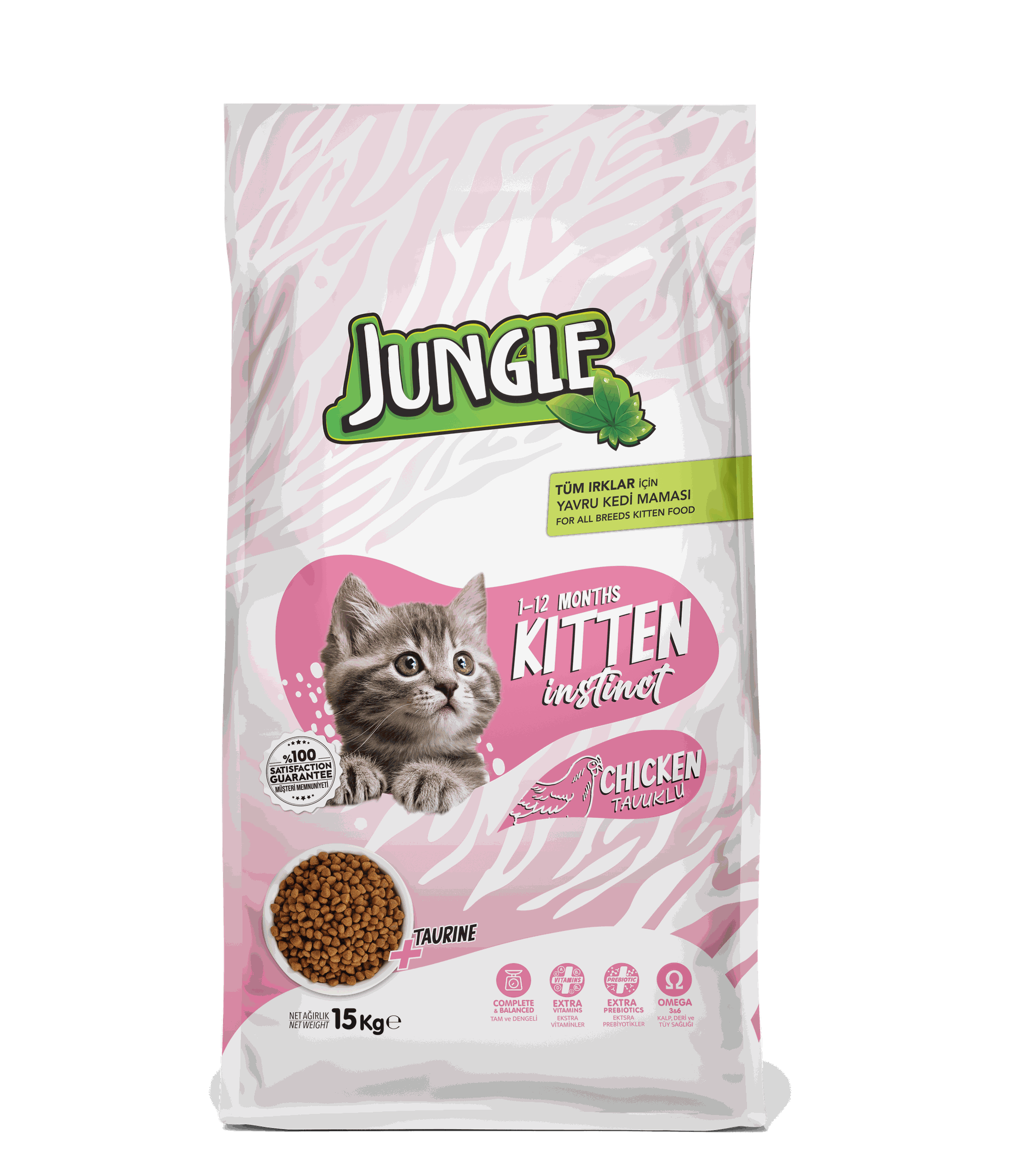 Jungle Kitten with Chicken, Jungle Kitten with Chicken- 15kg
