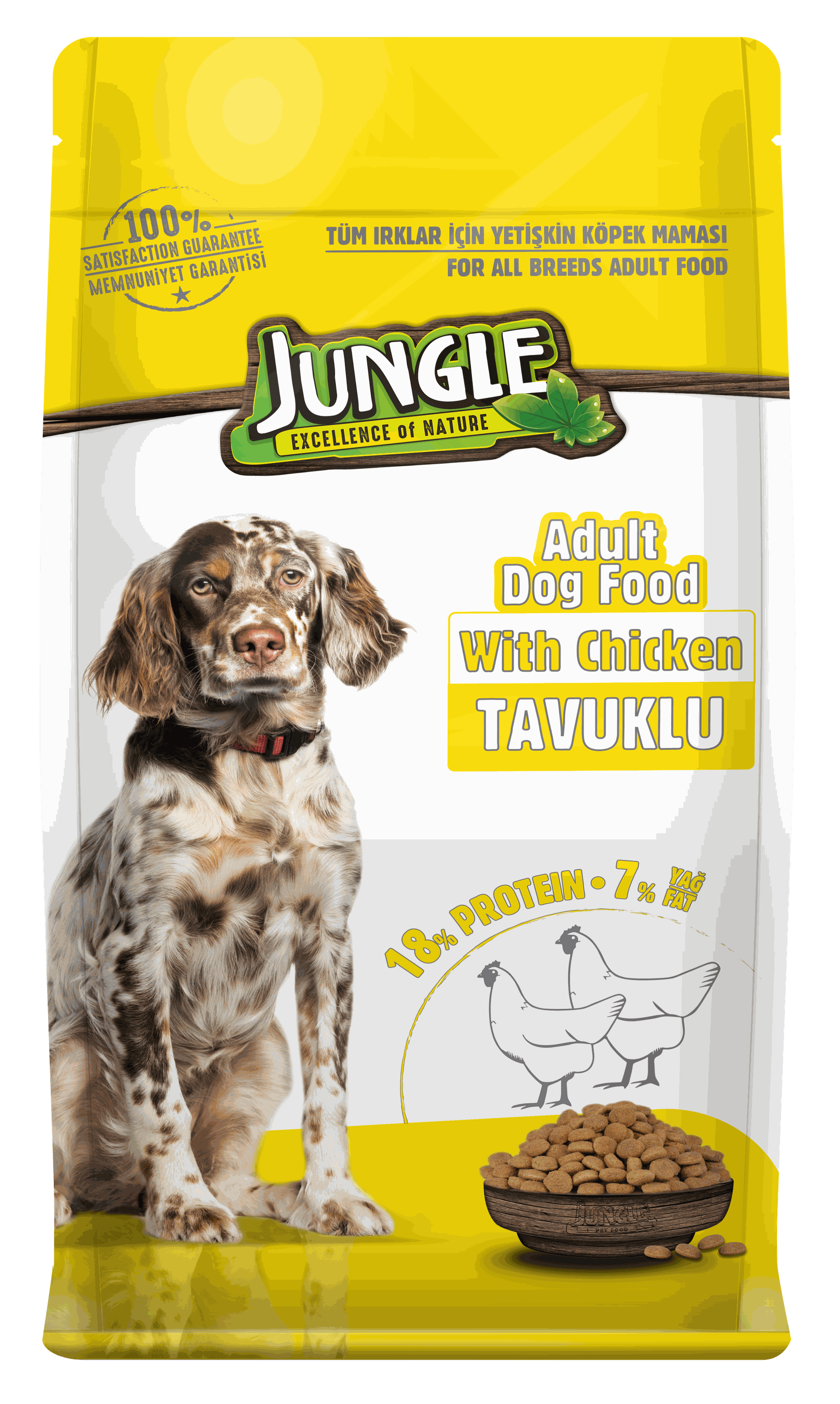 Jungle Adult Dog Food with Chicken-15 kg