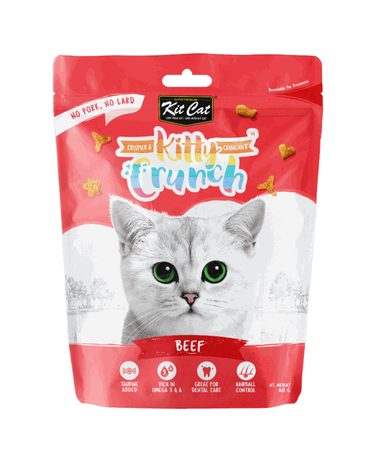 Kit Cat KittyCrunch Beef Flavor 60g x6