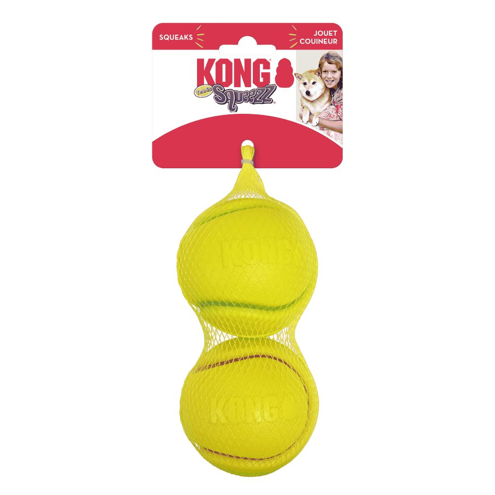 Kong Squeeze Tennis Ball Dog Toy