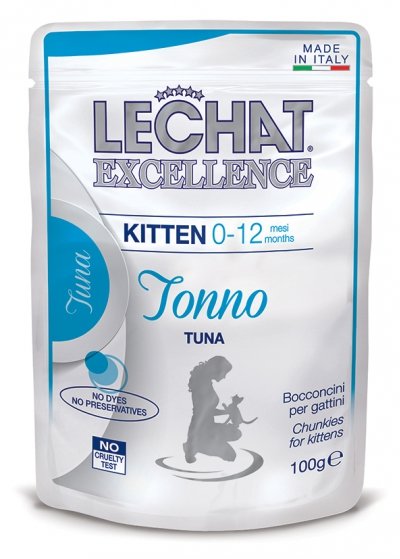 LeChat Excellence Pouche Kitten Tuna 100g