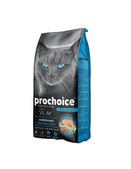 Prochoice Hypoallergenic Salmon & Rice for Adult Cats 2kg