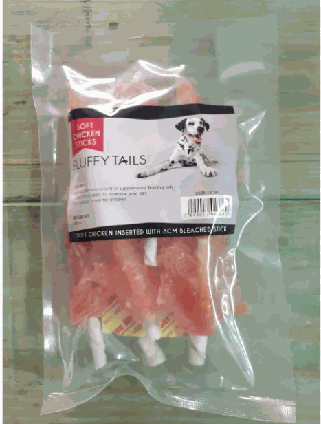 Fluffy Tails Soft Chicken Sticks 200g