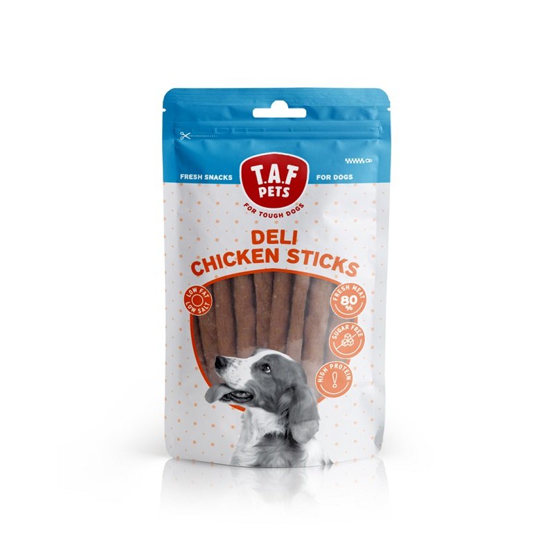 TAF Pets Fresh Dog Treats Deli Chicken Sticks- 75g