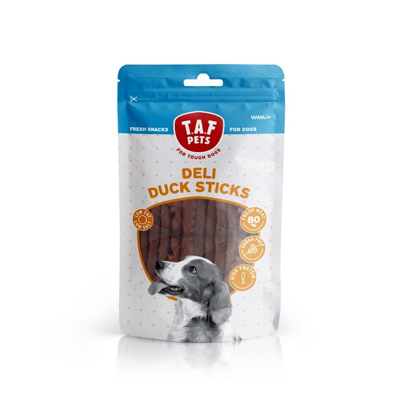 TAF Pets Fresh Dog Treats Deli Duck Sticks- 75g