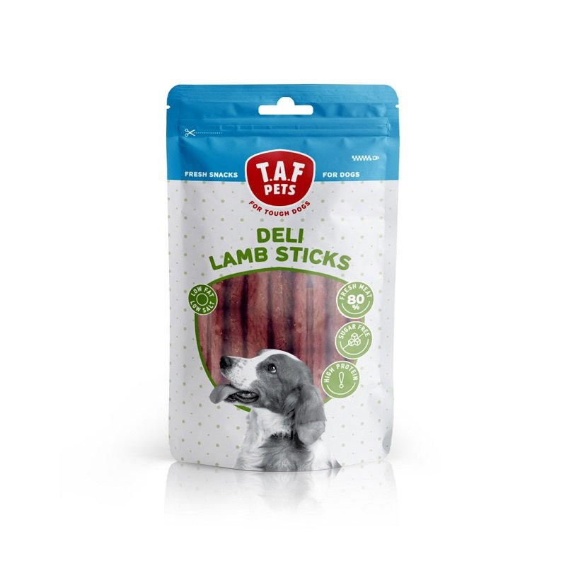 TAF Pets Fresh Dog Treats Deli Lamb Sticks- 75g