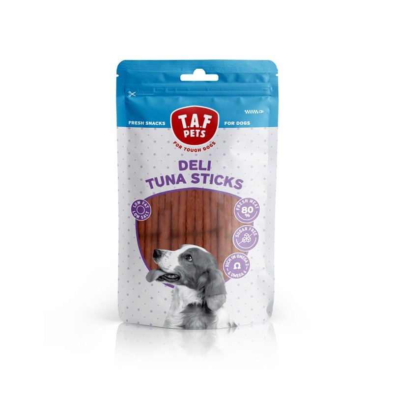 TAF Pets Fresh Dog Treats Deli Tuna Sticks- 75g