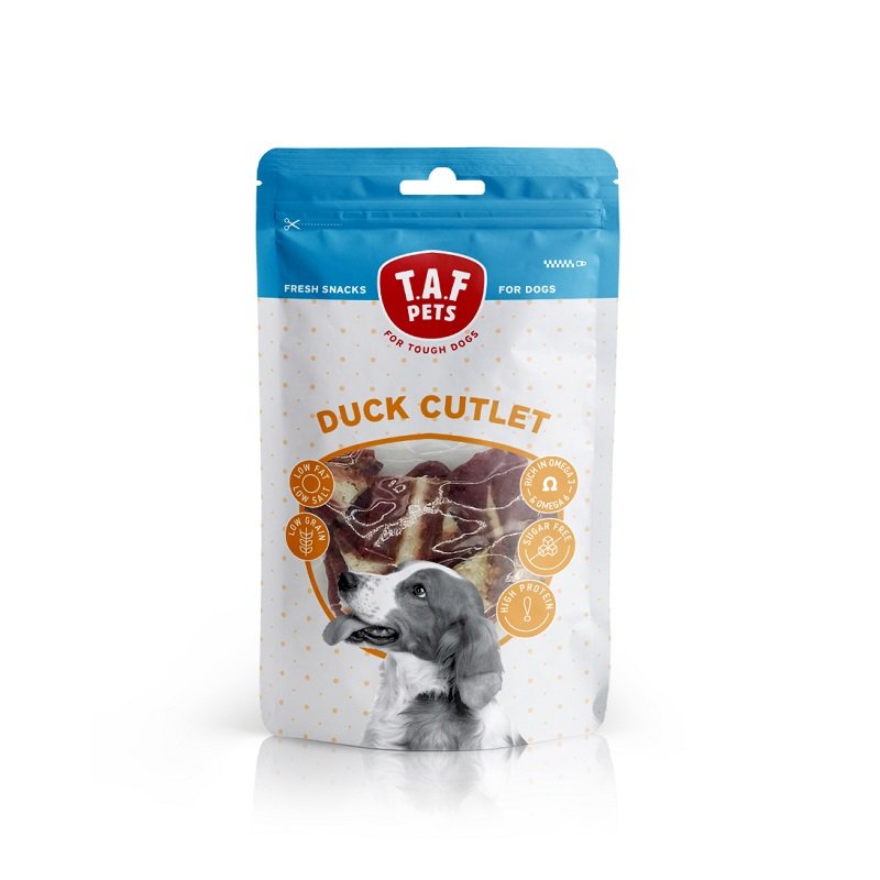 TAF Pets Fresh Dog Treats Duck Cutlet- 75g
