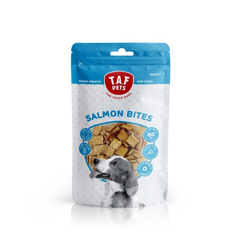 TAF Pets Fresh Dog Treats Salmon Bites-75g