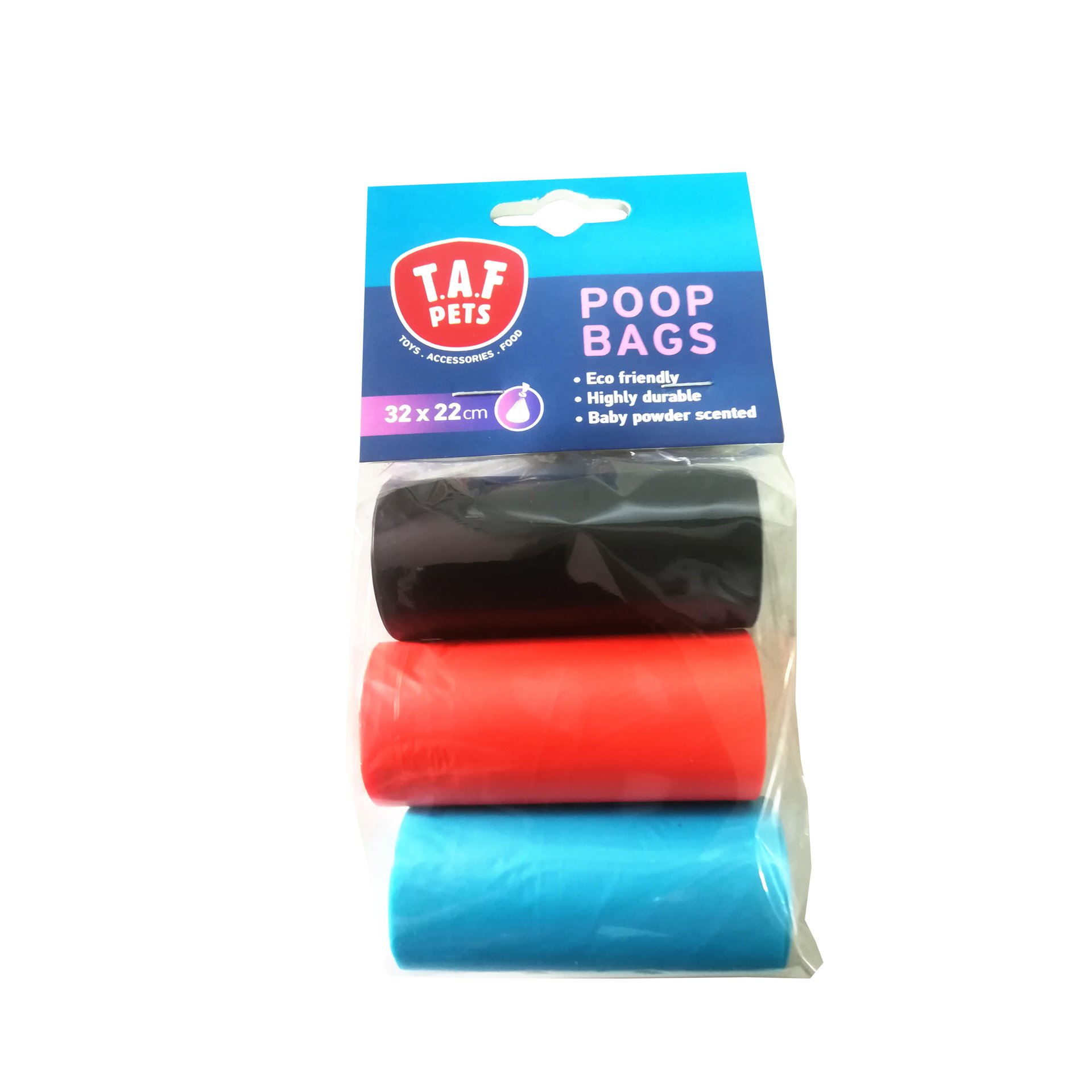 TAF Pets Poop Bags Scented- 3 Rolls