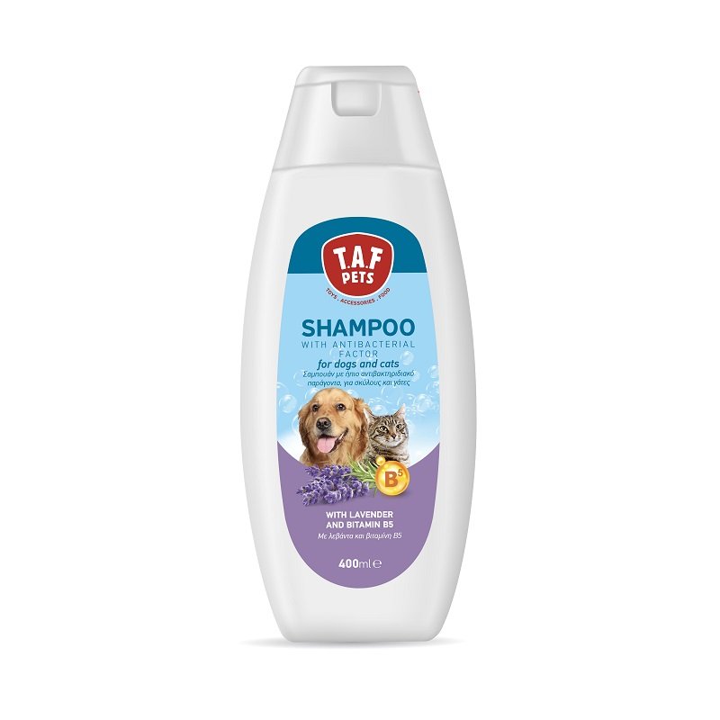 TAF Pets Shampoo Dog & Cat Antibact Factor- 400ml