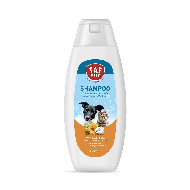 TAF Pets Shampoo Puppies & Cat Calendula & Cotton- 400ml