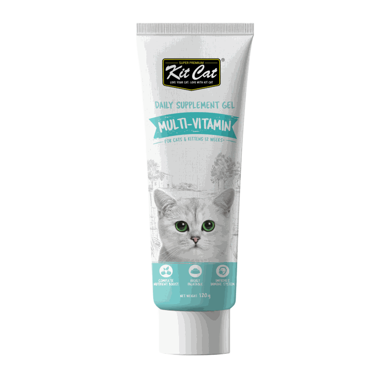 Kit Cat Daily Supplement Gel 120g Multi Vitamin