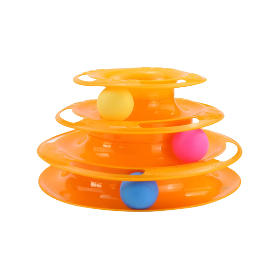 Orange Three Level Tower