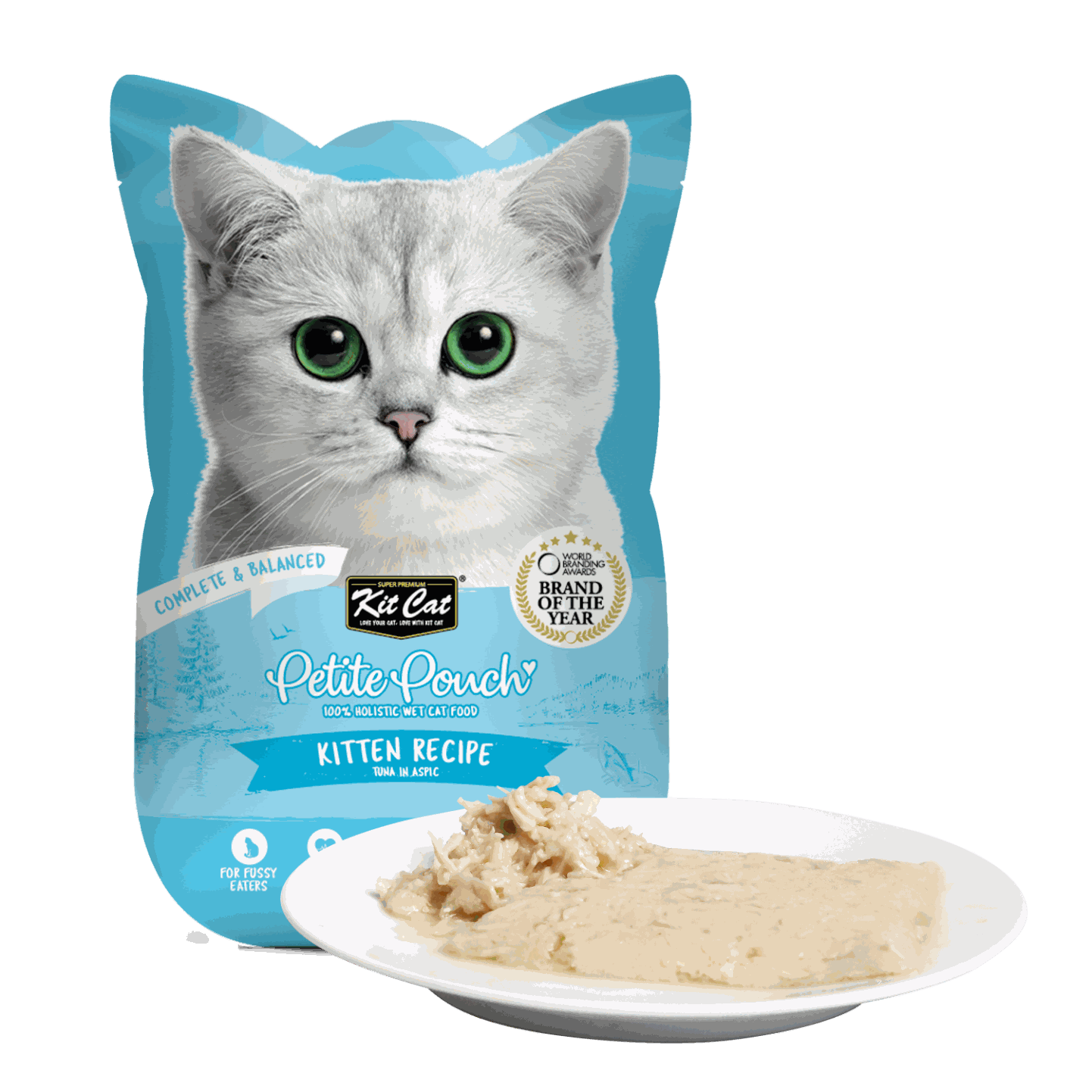Kit Cat Petite Pouch 70g Kitten Tuna x24pcs