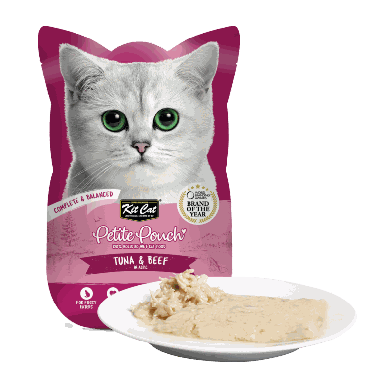 Kit Cat Petite Pouch 70g Tuna Beef x24pcs