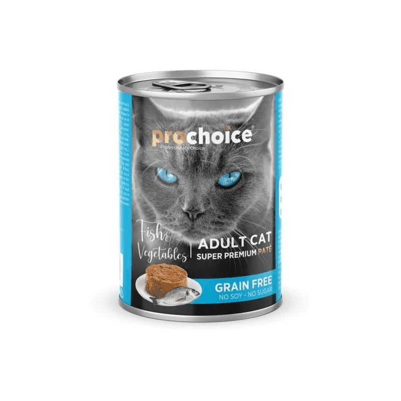 Prochoice Adult Cat Fish&Vegetables Pate 400 Grs